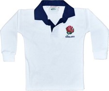 Baby England Rugby Shirt White